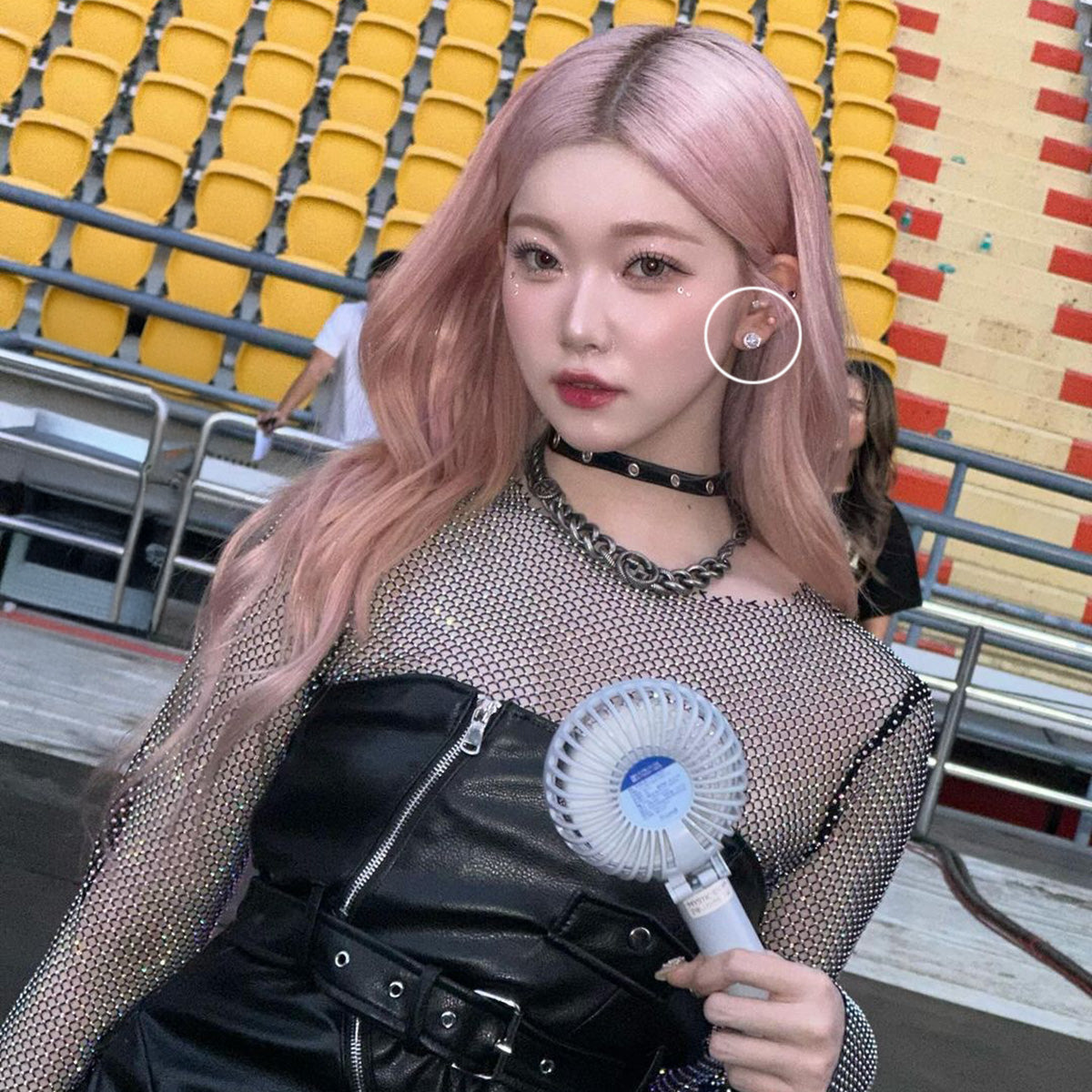 Round Cut Moissanite Halo Stud Earrings (2 ct. tw.) in 18K Gold Vermeil